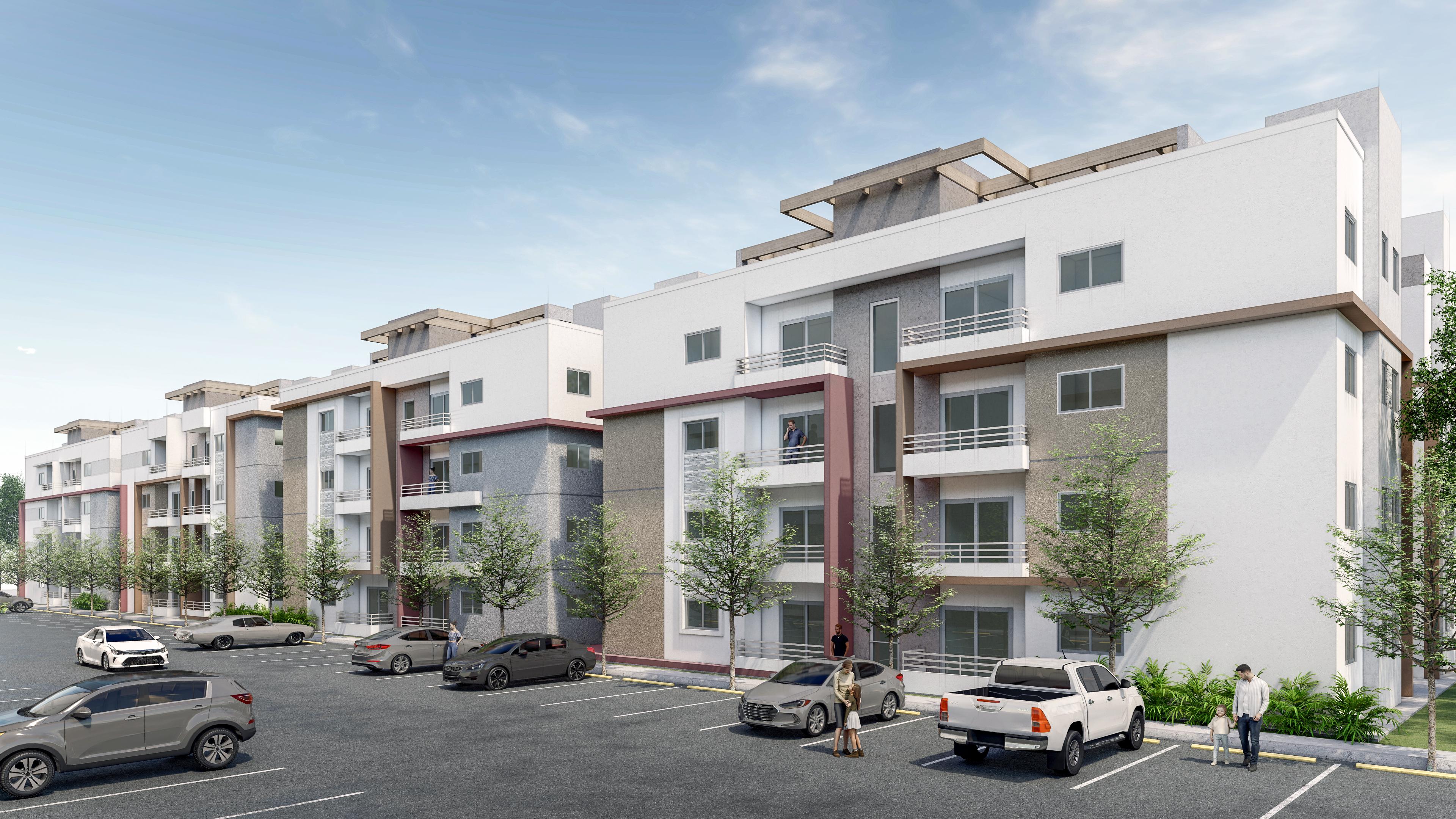 Apartamentos modernos de 2 y 3 habitaciones con acceso a Country Club