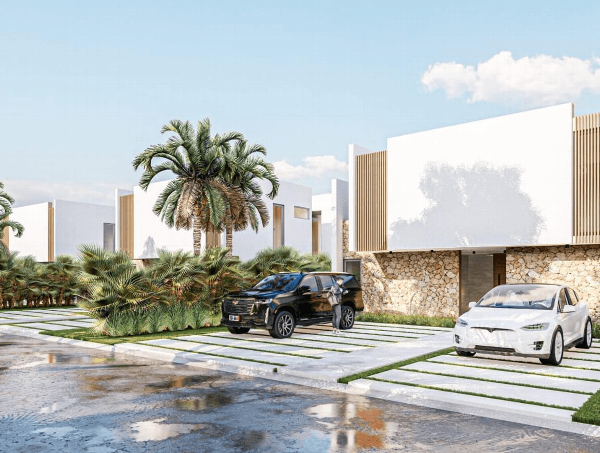 VILLAS DE LUJOS FRENTE AL CAMPO DE GOLF EN PLAYA NUEVA ROMANA